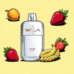 WALA POP 10000 Slukk Eldobható, 15ml, 2400mAh, Dupla Mesh, LED, Szivárgásmentes
