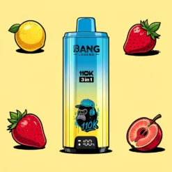 Bang Legend 110K Puffs 3 az 1-ben Eldobható Vape – Újratölthető Mesh Tekercs