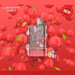 Lost Vape Budapest | eper rágó Lost Vape Orion bár eldobható | 7500 puff | 18 ml | 50 mg 662P91