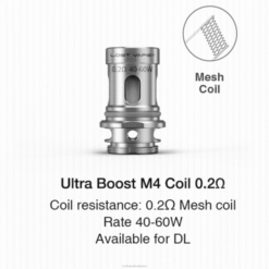 Lost Vape Hungary | m4 0,2 ohm Lost Vape Ultra erősítő tekercsek (5 darabos csomag) 662P345