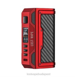 Lost Vape Hungary | matt vörös/szénszálas Lost Vape Thelema quest 200w mod 662P178