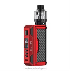 Lost Vape Hungary | matt vörös/szénszálas Lost Vape Thelema quest 200w-os készlet 662P139