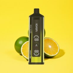 Adalya ADL 16000 PRO Puffs Eldobható E-Cigi Friss Lime Acélcső USB-C