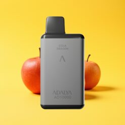 Adalya AD 10000 Puffs Eldobható E-cigaretta Űrszürke Két Alma