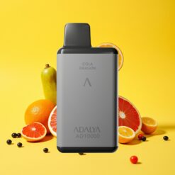 Adalya AD 10000 Puffs Eldobható E-cigaretta Űrszürke Színű Kolasárkány Ízű