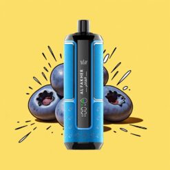 Al Fakher Crown Bar 15K Hypermax Eldobható Vape Készlet Áfonyás Rágóval