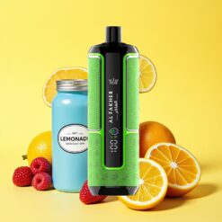 Al Fakher Crown Bar 15K Hypermax Eldobható Vape Kit – Kék Málna Limonádé, 22ml, 600mAh