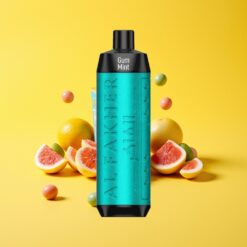 Al Fakher Crown Bar 8000 Crystal Egyszerhasználatos Vape – 600mAh, 18ml, 5mg Nicotin, 0.6ohm, Gum Menta