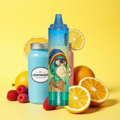 Fumot RandM Tornado 15000 Puff 25ml Kék Málna Limonádé Mesh Coil USB-C LCD