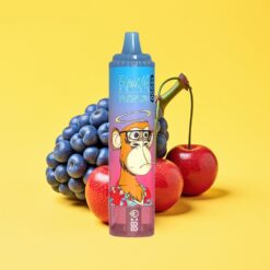 Fumot RandM Tornado 15000 Puff 25ml Kék Meggy Mesh Coil USB-C LCD