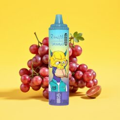 Fumot RandM Tornado 15000 Puff LCD Típus-C Grape Ice