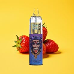 Fumot Tornado 7000 Puff Elszívható E-pipa Eper Red Bull, Mesh Coil, Légbeállítás