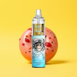 Fumot Tornado 7000 Puff Elszívható E-pipacs Eper Fánk Mesh Coil Type-C RGB Légállítás