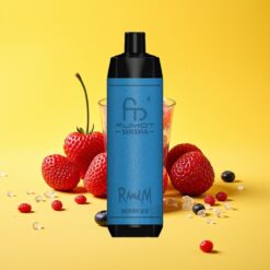 RandM Fumot Shisha 10000 Puff Egyhasználatos Vape Finom Bogyó és Jég Típus-C Porttal LED Kijelzővel
