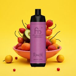 RandM Fumot Shisha 10000 Puff Eldobható E-cigaretta Varázslatos Szerelemmel, LED Kijelző, 18ml, Type-C