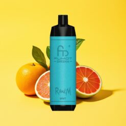 RandM Fumot Shisha 10000 Puff Eldobható E-pipa Mentol, Típus-C, LED Kijelző