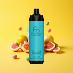RandM Fumot Shisha 10000 Puff Elszívható e-cigaretta Gum Mentol 18ml 850mAh