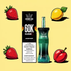 AL FAKHER CROWN BAR CLOUD-X 60K slukk 50ml duál üzemmód mini hookah vape