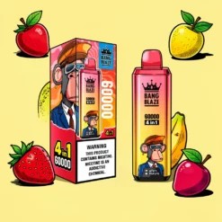 Bang Blaze 60K 60000 Puff Eldobható Vape 40ml Újratölthető LED Kijelző