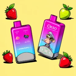 OKSO Double Flavor 60000 Puffs Eldobható Vape – Dupla íz, 50 ml, 650 mAh